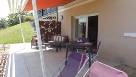 L'Enaurada gite à Figeac:Votre terrasse en nocturne